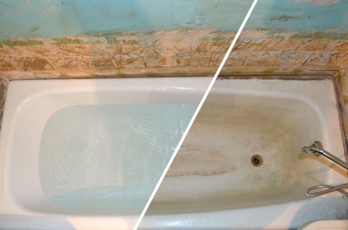 Repair of cast iron baths with their own hands